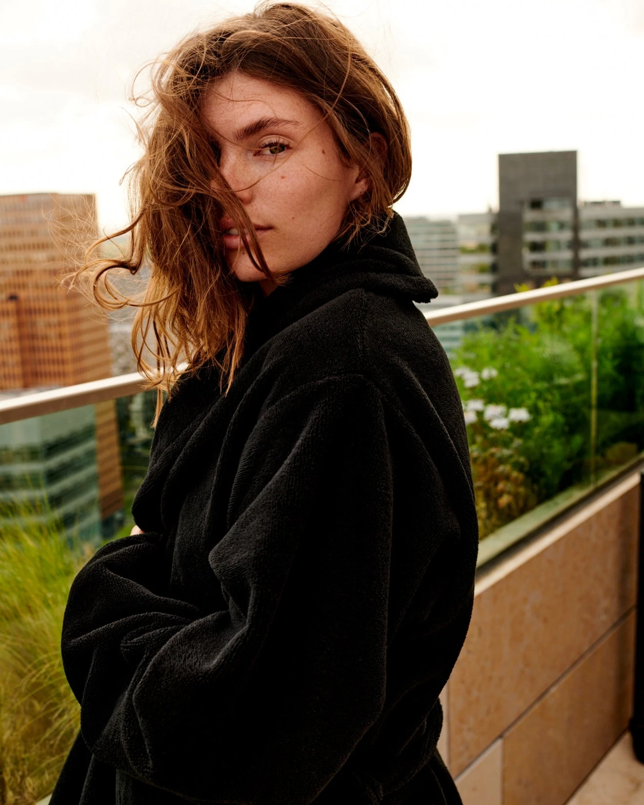 BEAUMONT Badjas | Off Black 4 BEAUMONT Badjas | Off Black - Afbeelding 2