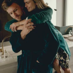 BEAUMONT Badjas | Dark Sea 9 BEAUMONT Badjas | Dark Sea -Vandyck Winkel BAGE14201 226 4