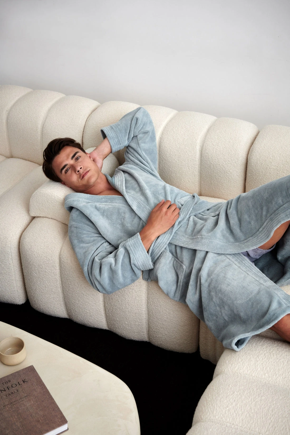 TAYLOR Badjas | Pearl Blue 4 TAYLOR Badjas | Pearl Blue - Afbeelding 2