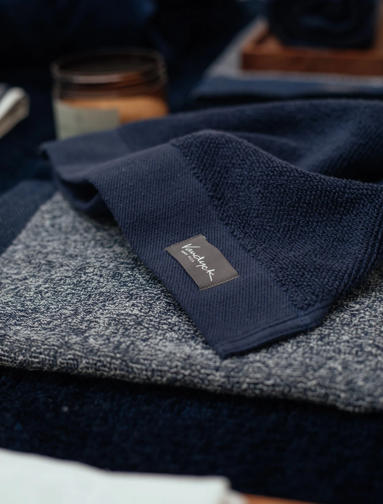 HOME UNI Badgoed | Blue Ink 8 HOME UNI Badgoed | Blue Ink - Afbeelding 6