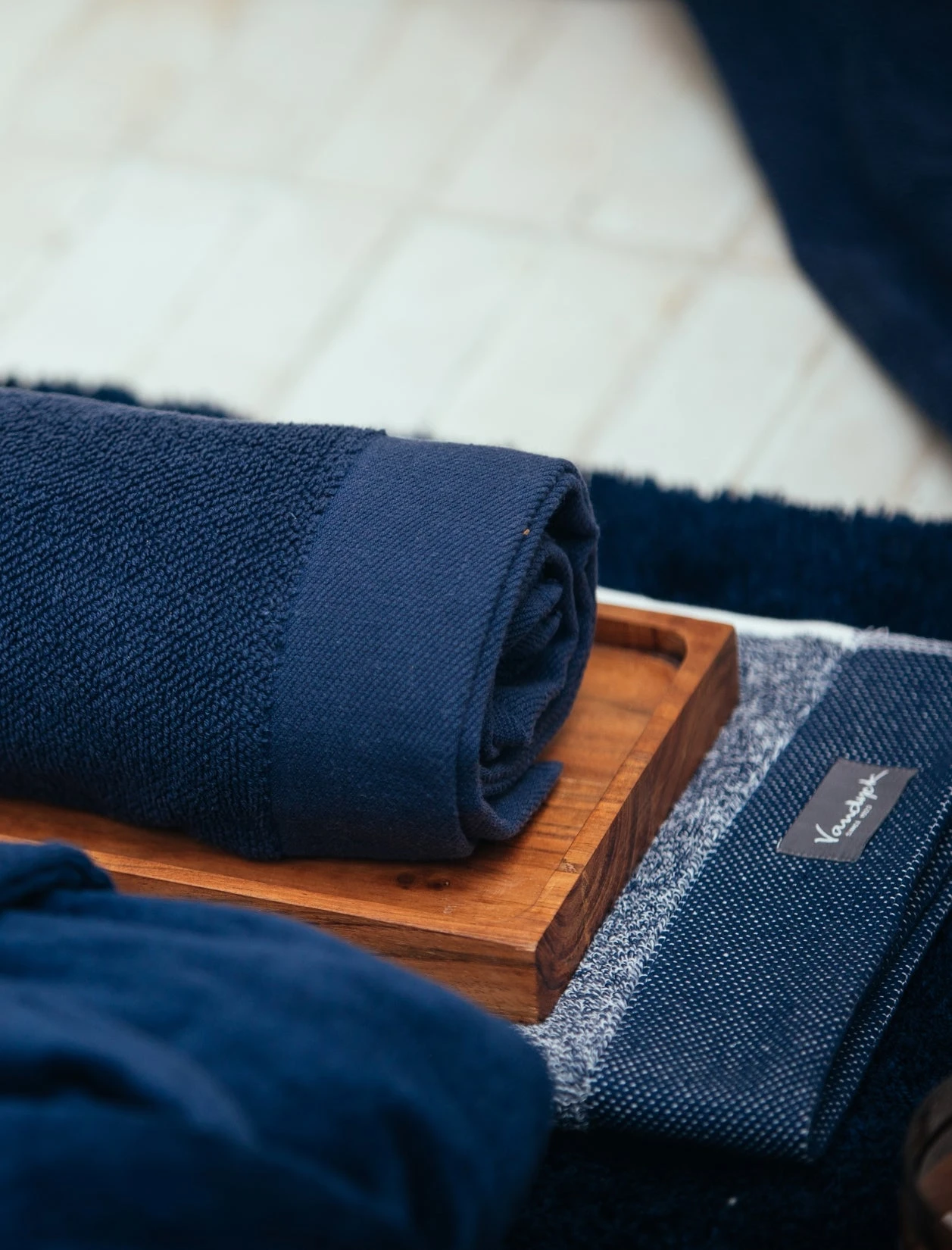 HOME UNI Badgoed | Blue Ink 9 HOME UNI Badgoed | Blue Ink - Afbeelding 7