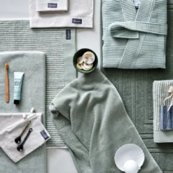 HOME UNI Badgoed | Smoke Green -Vandyck Winkel BAKC13202 814