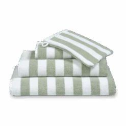 VERONA STRIPES Badgoed | Smoke Green