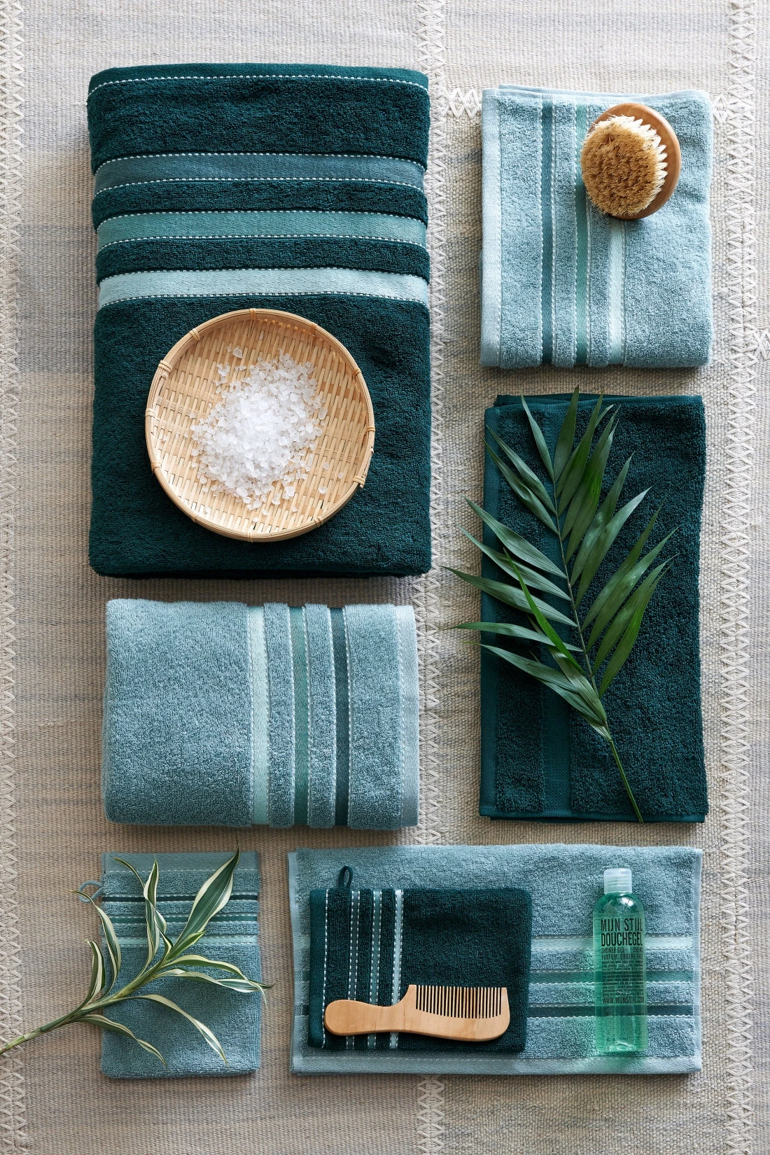 PRESTIGE PLAIN Badgoed | Vintage Green 4 PRESTIGE PLAIN Badgoed | Vintage Green - Afbeelding 2