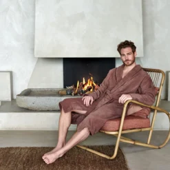 PRESTIGE UNI Badjas | Brownie -Vandyck Winkel BAPA19202 168 3