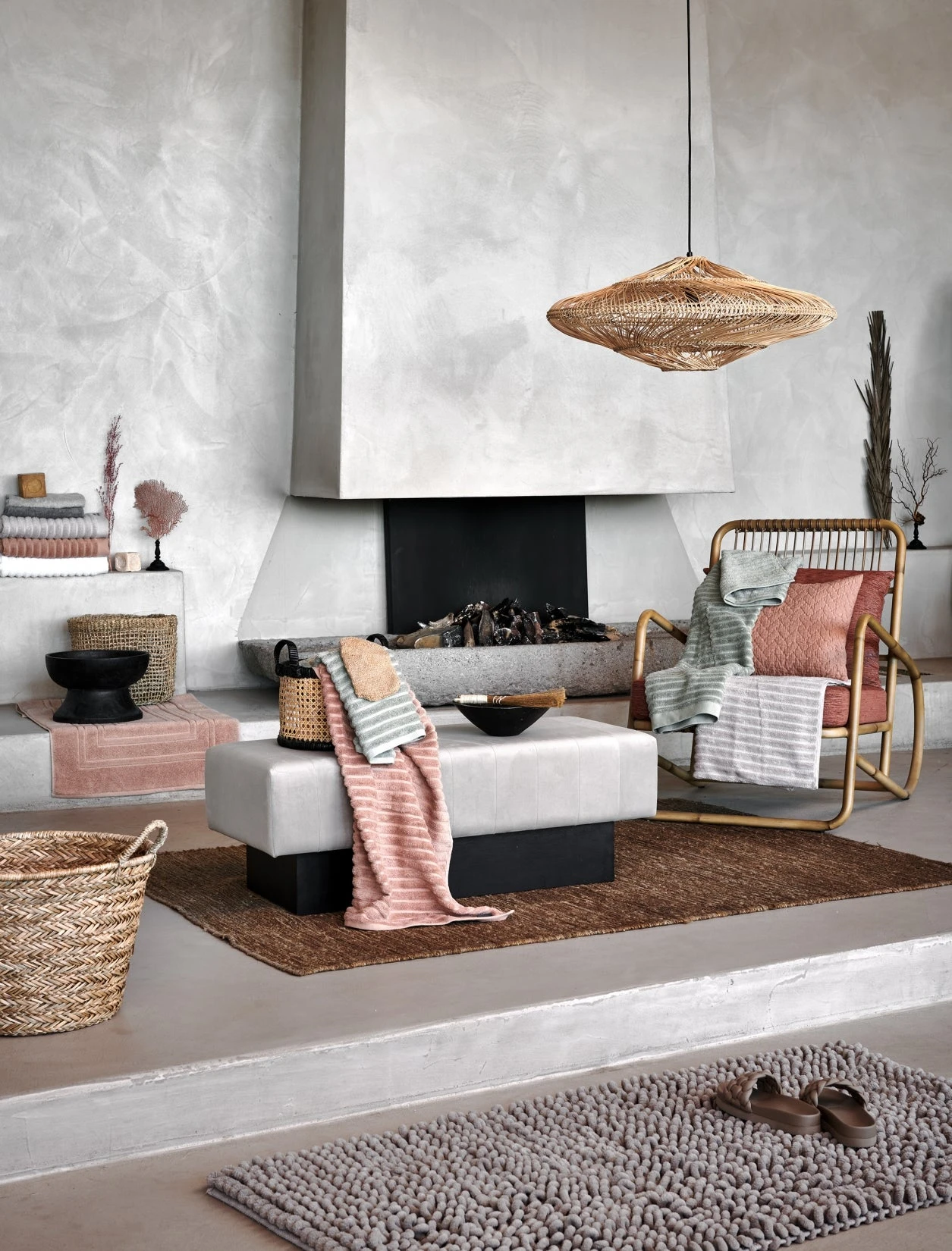 HOME TOWEL WAVE | Smoke Green 4 HOME TOWEL WAVE | Smoke Green - Afbeelding 2