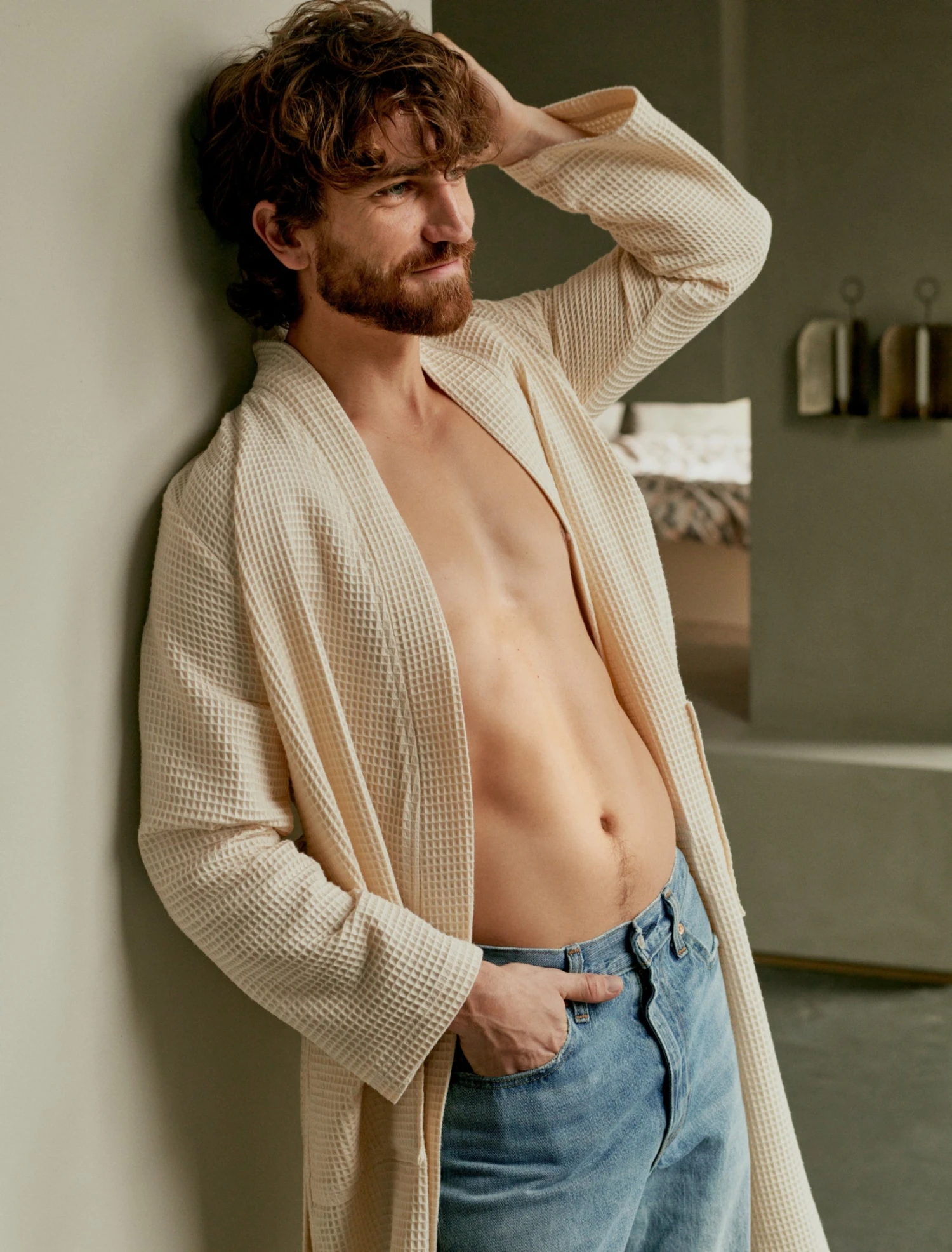 BIARRITZ Badjas | Cream Tan 5 BIARRITZ Badjas | Cream Tan - Afbeelding 3