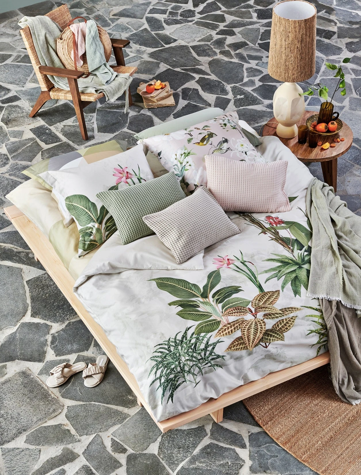 FLASHY Dekbedovertrek | Light Olive - Afbeelding 2