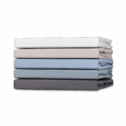 SATIJN Hoeslaken | Dusty Blue