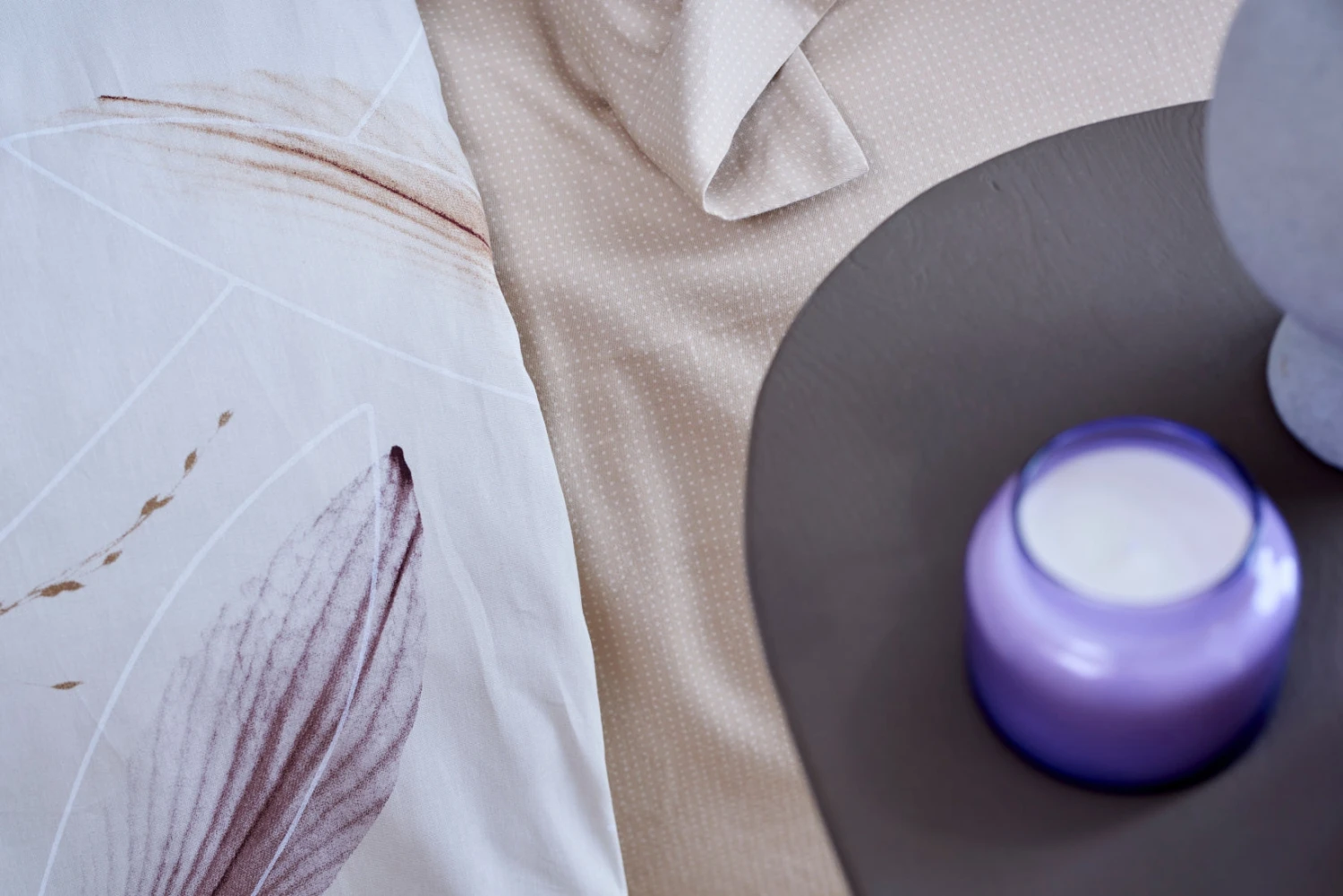 LIGHT FEATHER Dekbedovertrek | Cream Tan 5 LIGHT FEATHER Dekbedovertrek | Cream Tan - Afbeelding 3