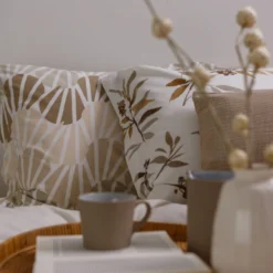 SANDY BEACH Dekbedovertrek | Latte -Vandyck Winkel CLBB23102 180 4