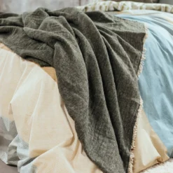 GREEN SHOOT Dekbedovertrek | Smoke Green -Vandyck Winkel CLBB23213 814 5