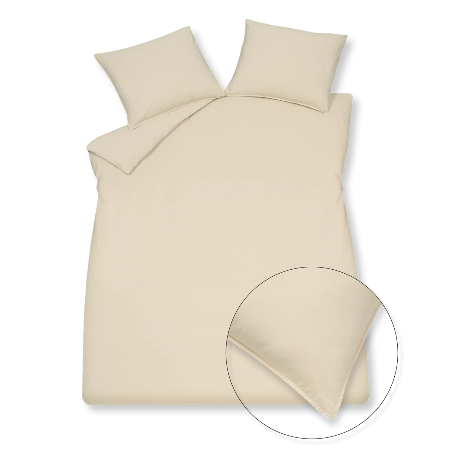 WASHED COTTON Dekbedovertrek | Cream Tan 3 WASHED COTTON Dekbedovertrek | Cream Tan