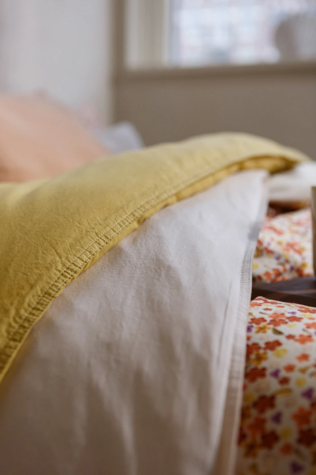 WASHED COTTON Dekbedovertrek | Cream Tan 7 WASHED COTTON Dekbedovertrek | Cream Tan - Afbeelding 5