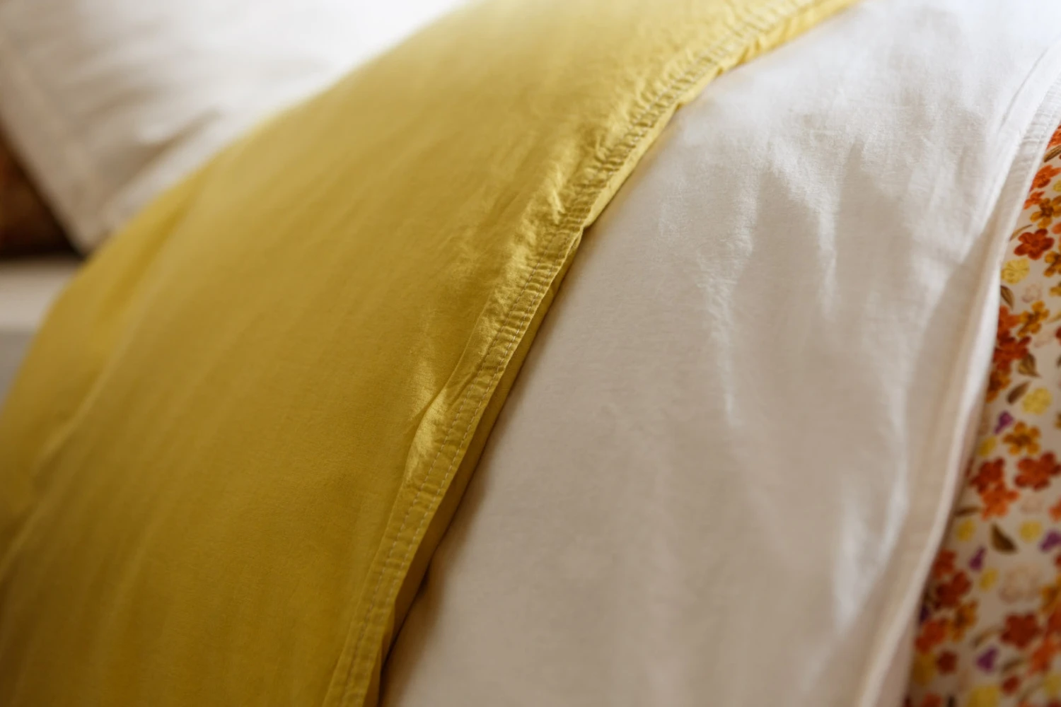 WASHED COTTON Dekbedovertrek | Cream Tan 8 WASHED COTTON Dekbedovertrek | Cream Tan - Afbeelding 6