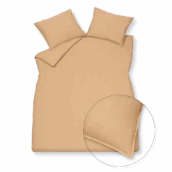 WASHED COTTON Dekbedovertrek | Apricot Blush