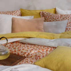 WASHED COTTON Dekbedovertrek | Apricot Blush 9 WASHED COTTON Dekbedovertrek | Apricot Blush -Vandyck Winkel CLLA20201 194 4