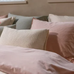 WASHED COTTON Dekbedovertrek | Pale Pink -Vandyck Winkel CLLA20201 197 4