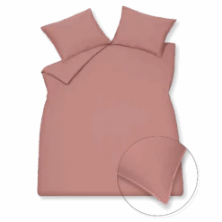 WASHED COTTON Dekbedovertrek | Ash Rose