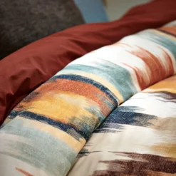 WASHED COTTON Dekbedovertrek | Rusty Brown -Vandyck Winkel CLLA20201 334 2