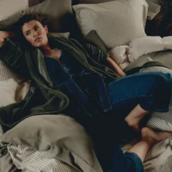 HOME LIVORNO Dekbedovertrekset | Sage Green -Vandyck Winkel FOTO10 159