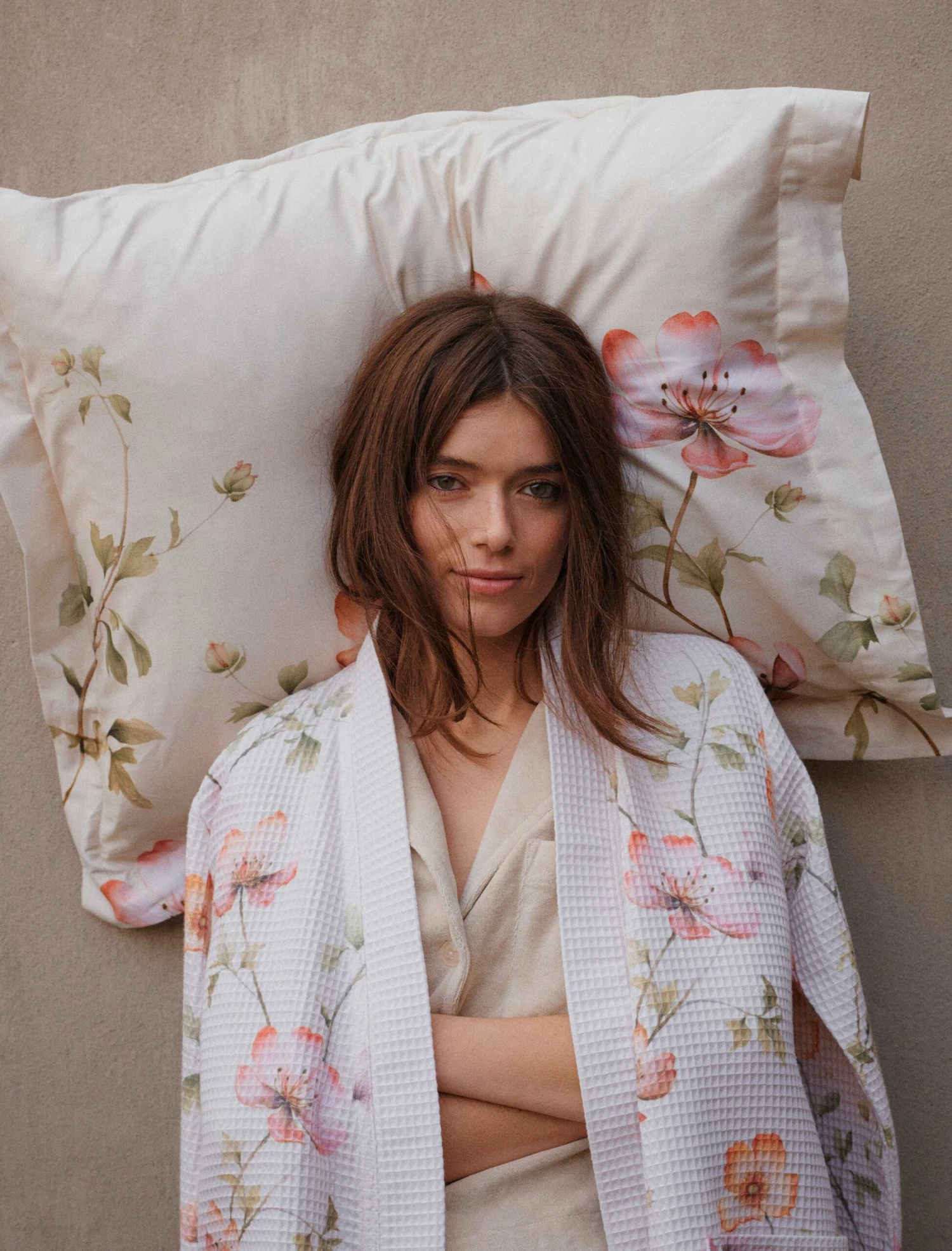 AMY Badjas | Cream Tan 4 AMY Badjas | Cream Tan - Afbeelding 2