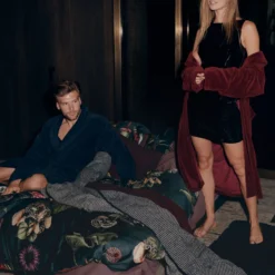 BEAUMONT Badjas | Burgundy -Vandyck Winkel FOTO26 068