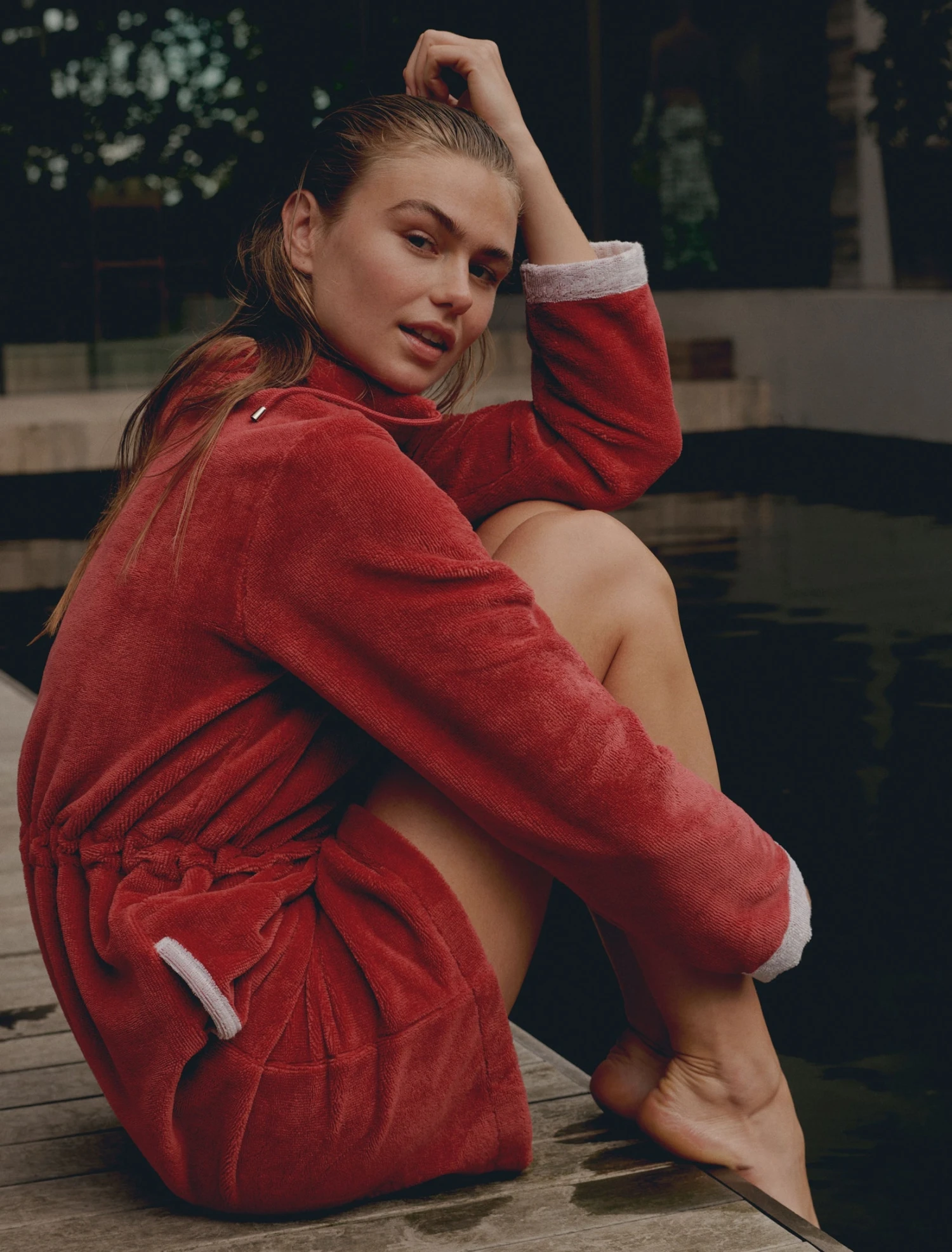 CHICAGO Badjas | Ash Rose 5 CHICAGO Badjas | Ash Rose - Afbeelding 3