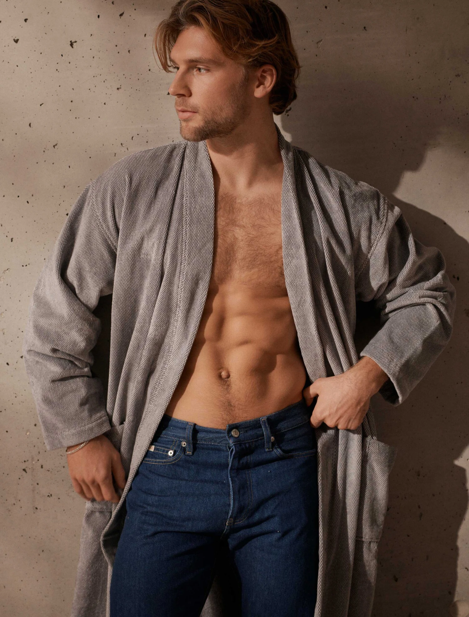 KYOTO Badjas | Grey 4 KYOTO Badjas | Grey - Afbeelding 2