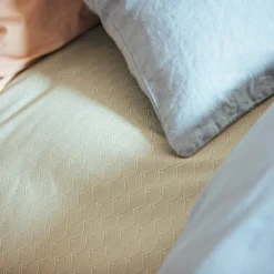 FIZZY Dekbedovertrek | Pale Olive -Vandyck Winkel Fizzy