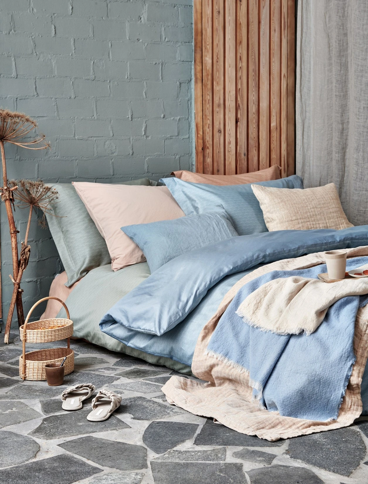 FIZZY Dekbedovertrek | Pale Olive - Afbeelding 2