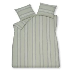 Flanel Oslo Dekbedovertrek | Smoke Green