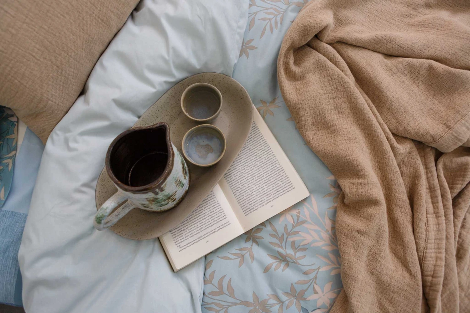 FRIZZLE Dekbedovertrek | Pearl Blue 7 FRIZZLE Dekbedovertrek | Pearl Blue - Afbeelding 5