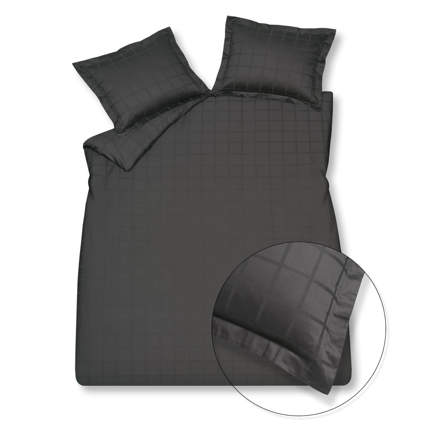 HOME 78 Dekbedovertrek | Off Black 3 HOME 78 Dekbedovertrek | Off Black