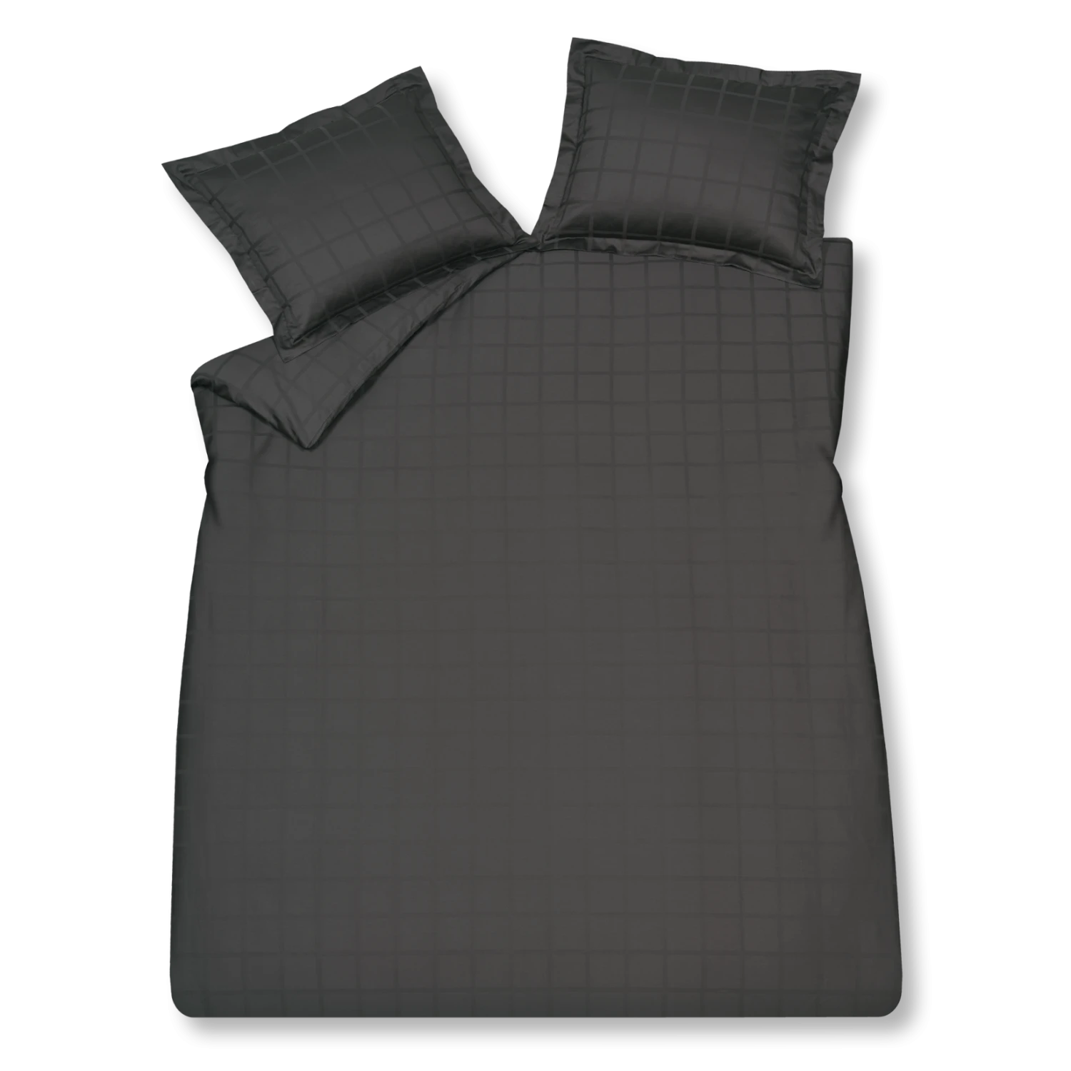 HOME 78 Dekbedovertrek | Off Black 4 HOME 78 Dekbedovertrek | Off Black - Afbeelding 2