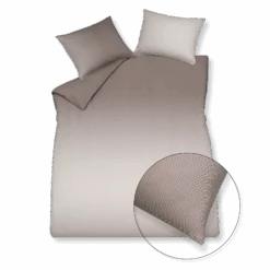 HOME MILANO Dekbedovertrek | Taupe