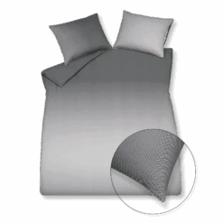HOME MILANO Dekbedovertrek | Off Black