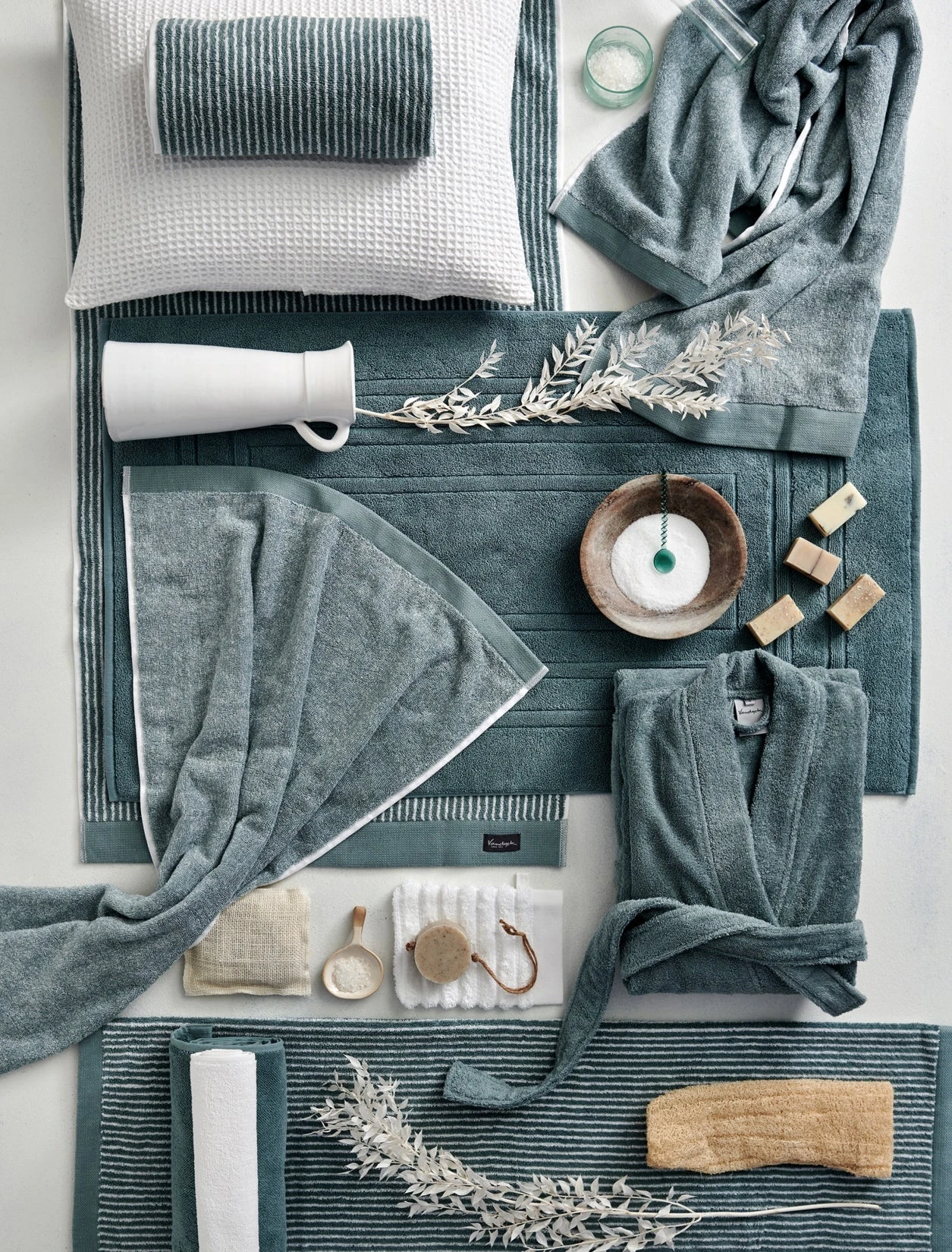 HOME MOULINE Badgoed | Pearl Blue - Afbeelding 2