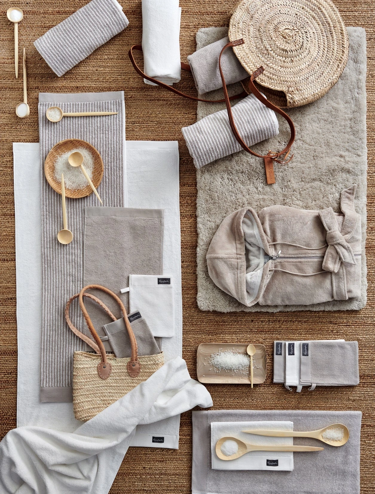 HOME MOULINE Badgoed | White - Afbeelding 2