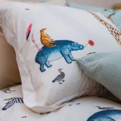 WILD ANIMALS Dekbedovertrek | Cream Tan 8 WILD ANIMALS Dekbedovertrek | Cream Tan -Vandyck Winkel KIBB23101 189 3