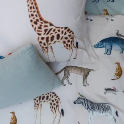 WILD ANIMALS Dekbedovertrek | Cream Tan 9 WILD ANIMALS Dekbedovertrek | Cream Tan -Vandyck Winkel KIBB23101 189 4