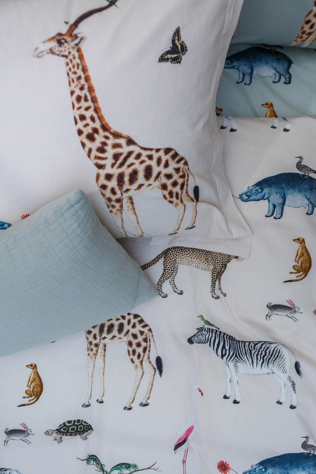 WILD ANIMALS Dekbedovertrek | Cream Tan 6 WILD ANIMALS Dekbedovertrek | Cream Tan - Afbeelding 4