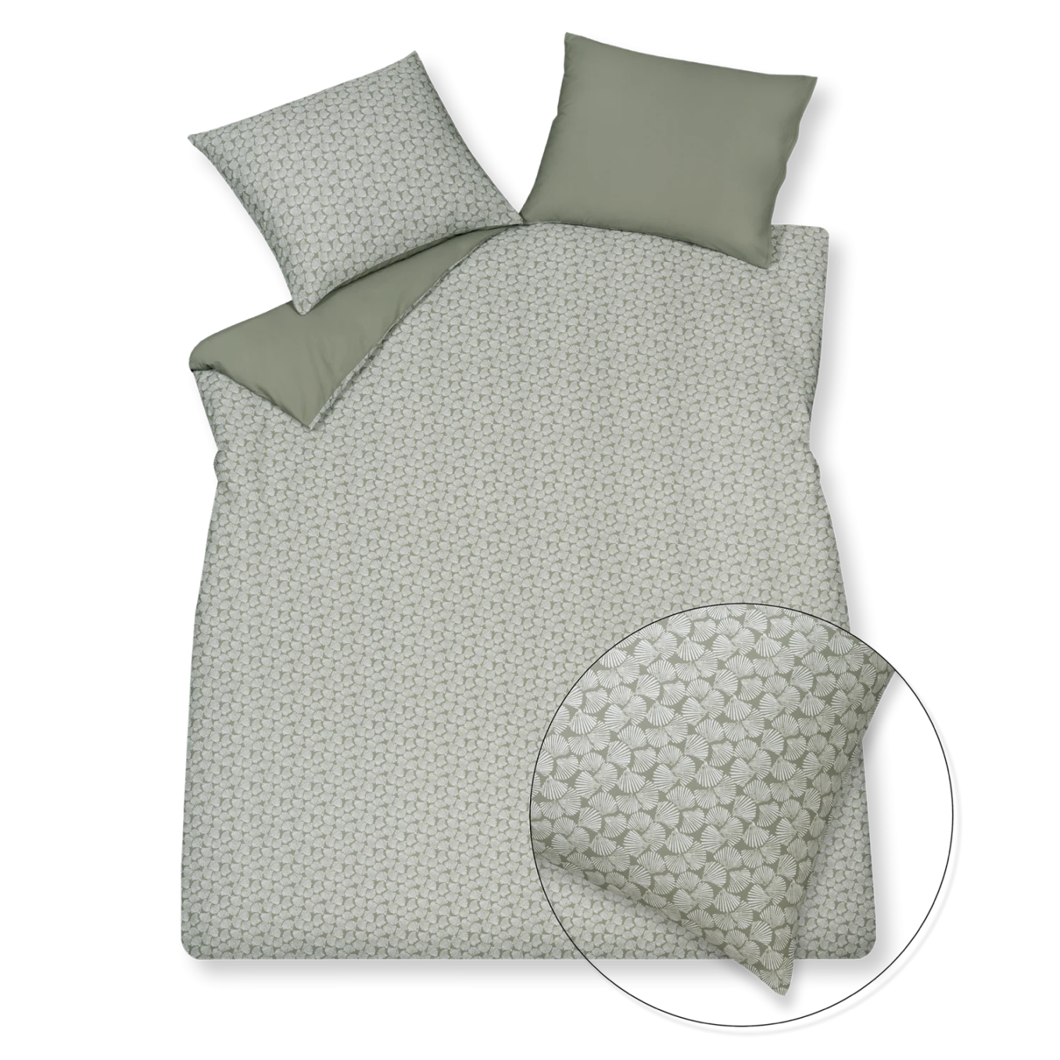 PURE 79 Dekbedovertrek | Smoke Green 5 PURE 79 Dekbedovertrek | Smoke Green - Afbeelding 3