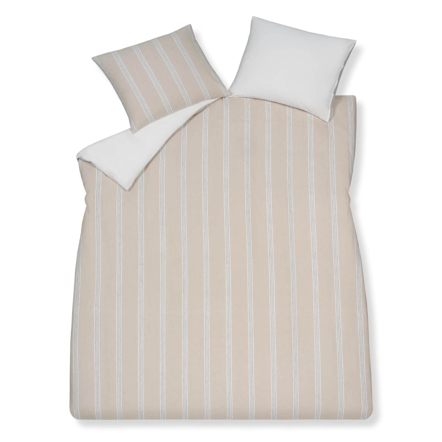 PURE 91 XL Dekbedovertrekset | Stone 4 PURE 91 XL Dekbedovertrekset | Stone - Afbeelding 2