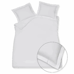 PURITY RAVELLO Dekbedovertrekset | White