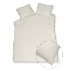 PURITY FLORENCE Dekbedovertrek | Cream Tan