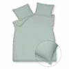 PURE 83 Percale Ruffle Dekbedovertrekset | Pearl Blue -Vandyck Winkel Pure83 190PearlBlue Detail Web
