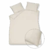 PURE 84 Dekbedovertrekset | Cream Tan 2 PURE 84 Dekbedovertrekset | Cream Tan -Vandyck Winkel Pure84 189CreamTan Detail Web