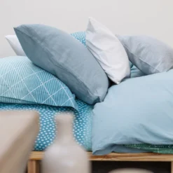 DROPS Dekbedovertrek | Pearl Blue -Vandyck Winkel SABB23103 190 3