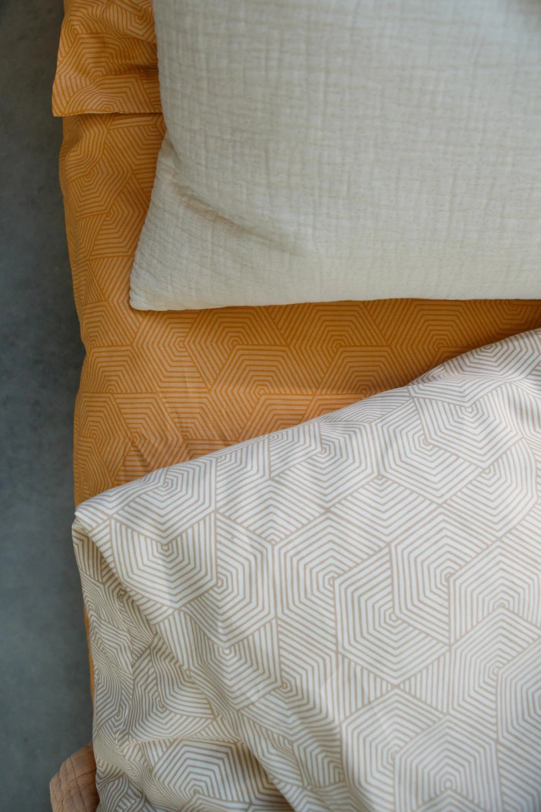 GEOMETRICAL Dekbedovertrek | Apricot Blush 5 GEOMETRICAL Dekbedovertrek | Apricot Blush - Afbeelding 3